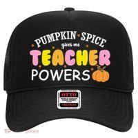 Pumpkin Spice Gives Me Teacher Powers Funny Fall Hat thumb 0