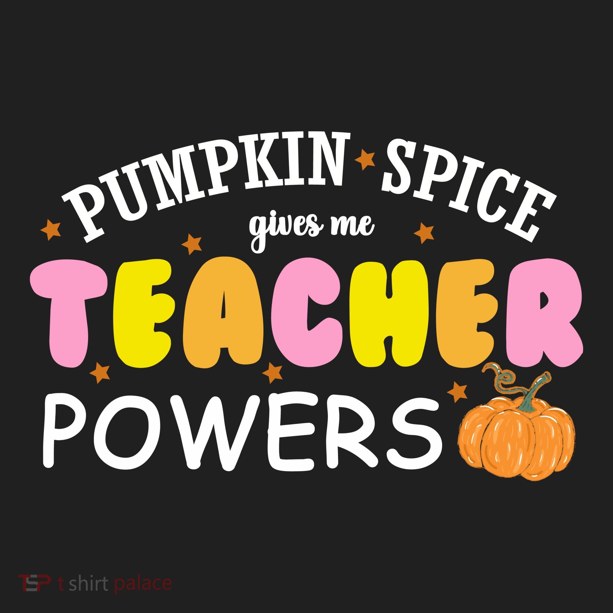 Pumpkin Spice Gives Me Teacher Powers Funny Fall Hat