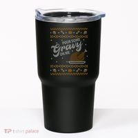 Poor Some Gravy In Me Ugly Sweater Thanksgiving Tumbler thumb 0