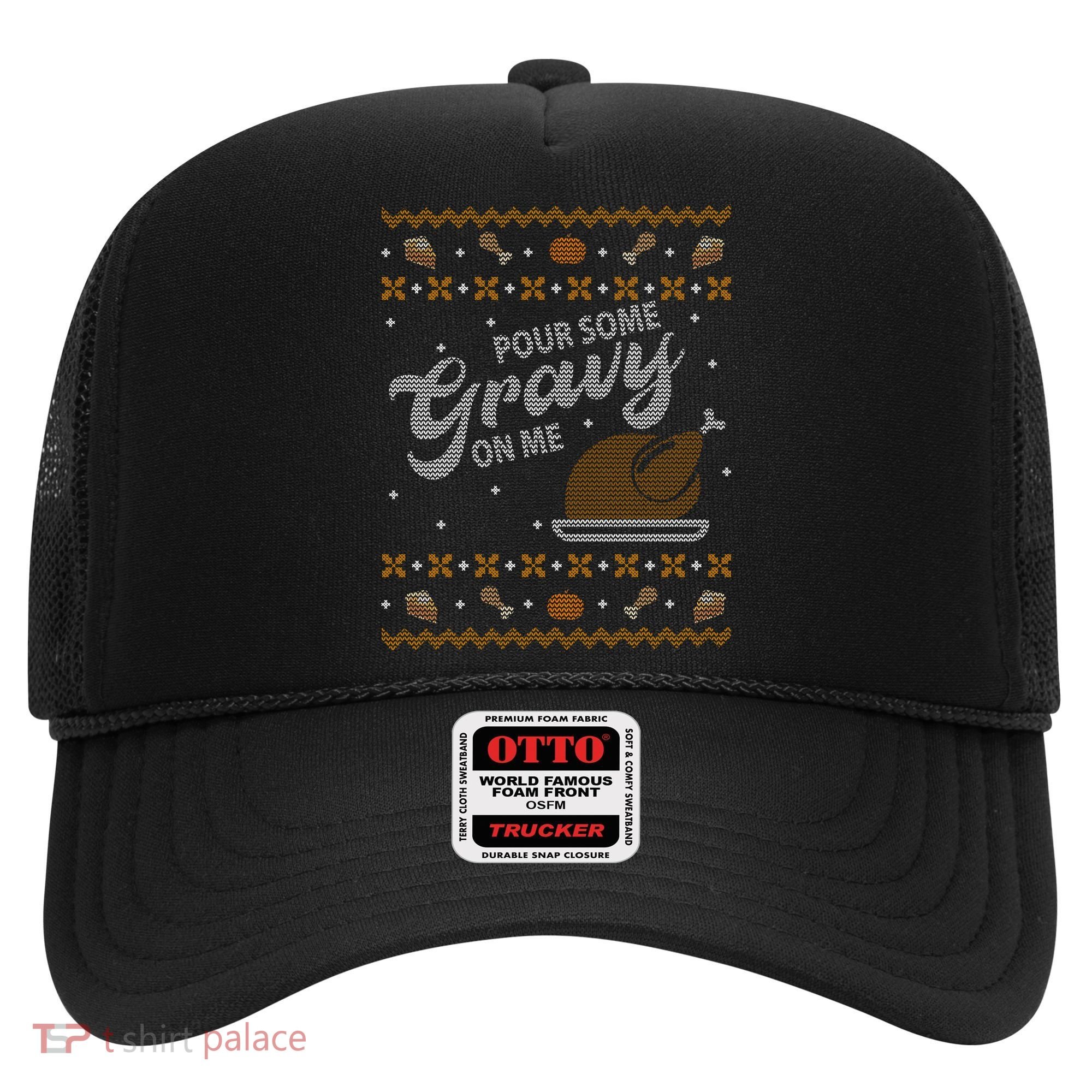 Poor Some Gravy In Me Ugly Sweater Thanksgiving Hat