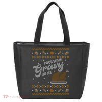 Poor Some Gravy In Me Ugly Sweater Thanksgiving Tote Bag thumb 0