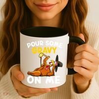 Pour Some Gravy On Me Funny Turkey Happy Thanksgiving Day Great Gift Coffee Mug thumb 3