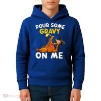 Pour Some Gravy On Me Funny Turkey Happy Thanksgiving Day Great Gift Kids Hoodie thumb 4