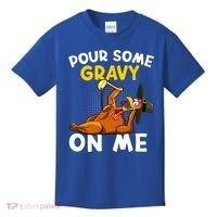 Pour Some Gravy On Me Funny Turkey Happy Thanksgiving Day Great Gift Kids T-Shirt thumb 0