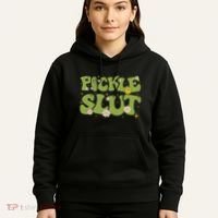 Pickle Slut Groovy Sarcastic Funny Saying Girl Loves Pickles Hoodie thumb 5