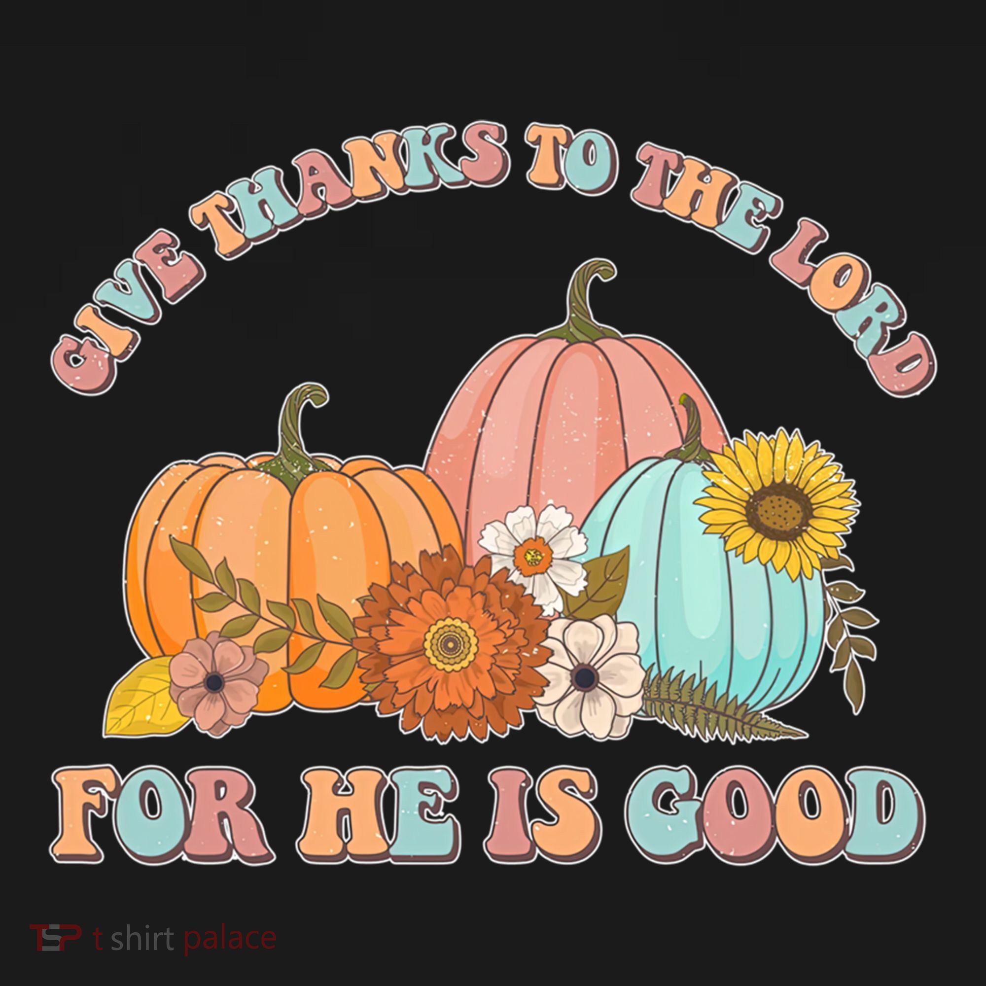 Pumpkin Stack Give Thanks To The Lord For He Is Good Autumn Funny Gift Women's Hoodie