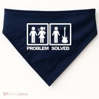 Problem Solved Guitar USA-Made Doggie Bandana thumb 0