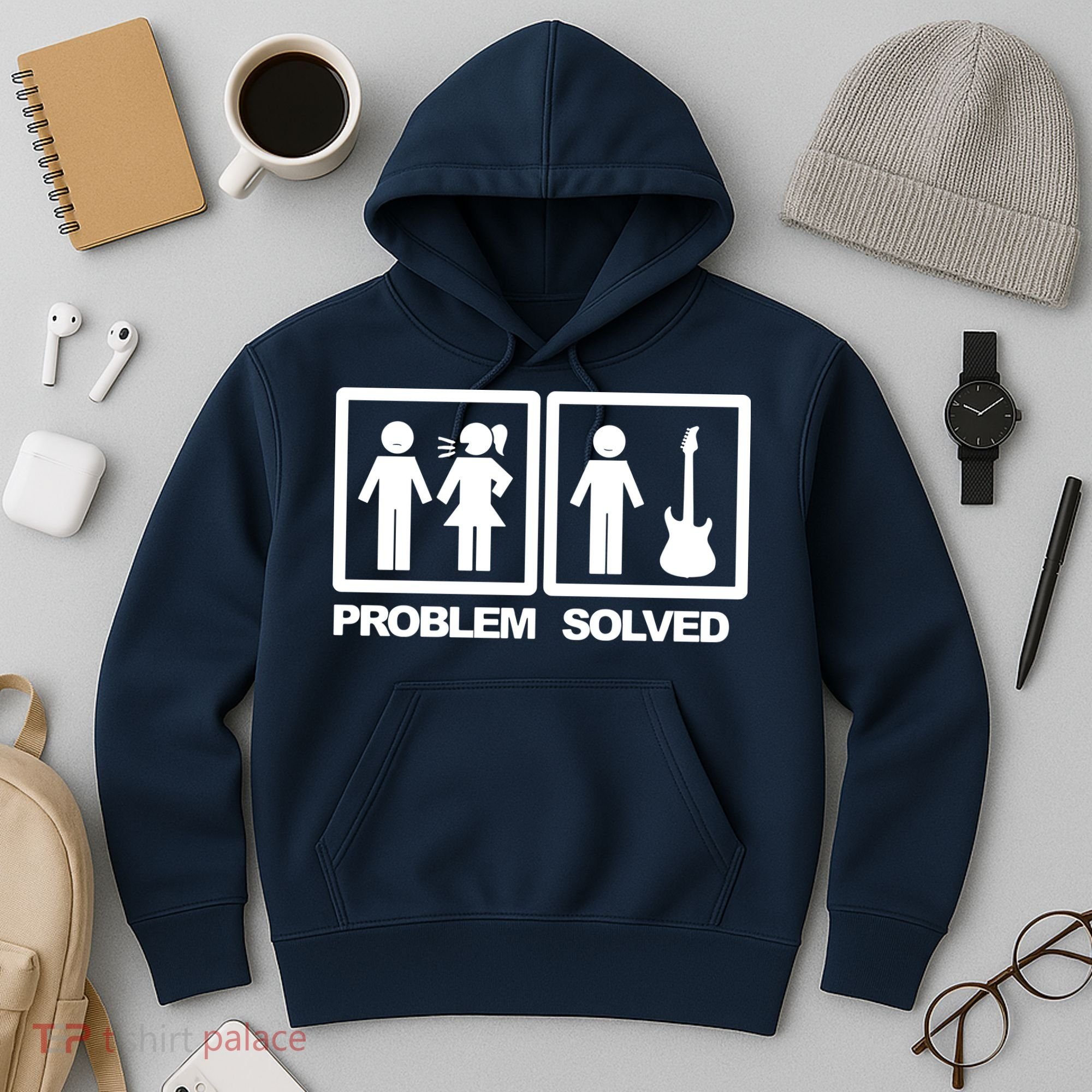 Problem Solved Guitar Hoodie