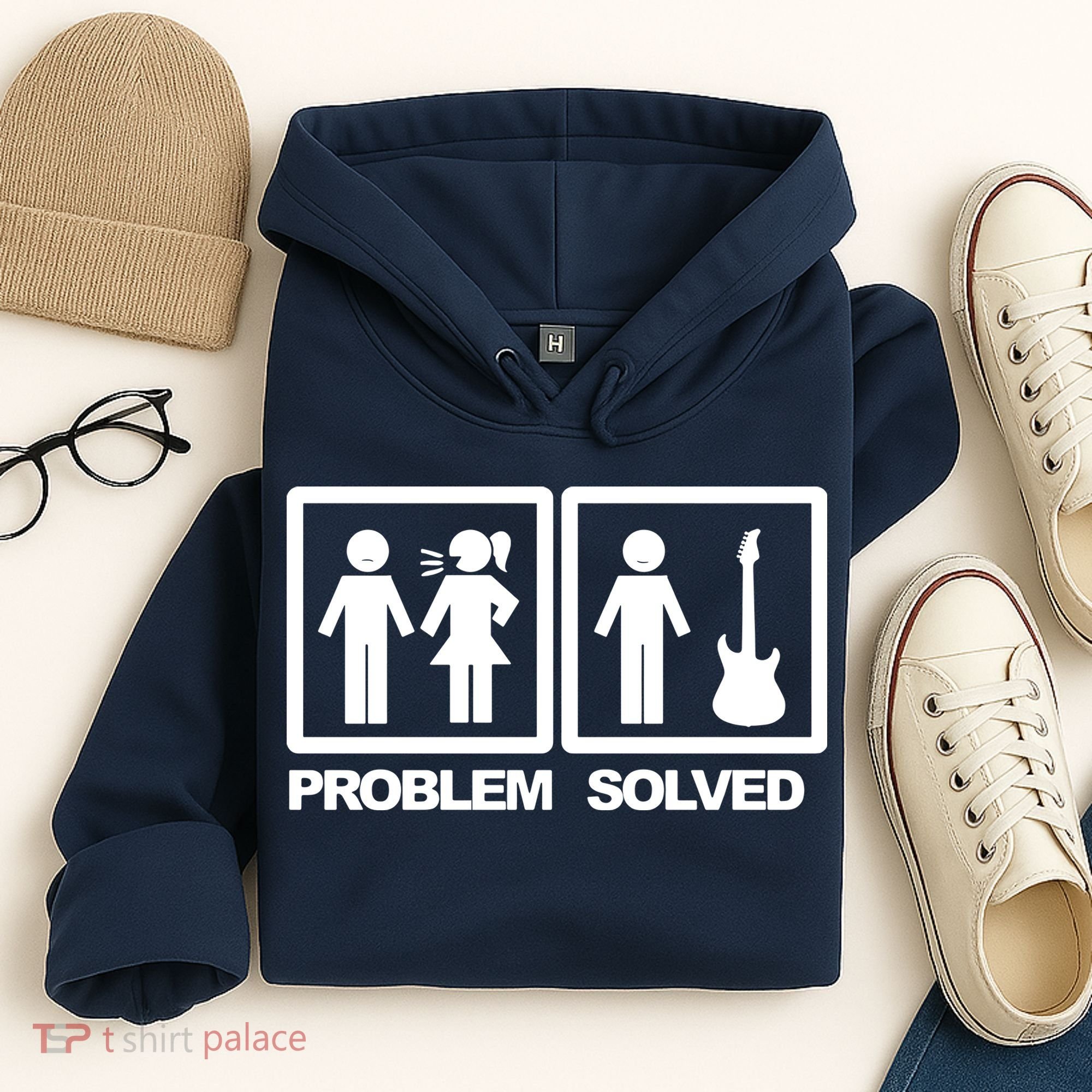 Problem Solved Guitar Hoodie