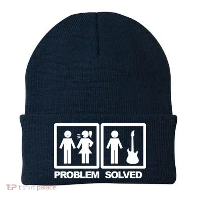 Problem Solved Guitar Beanie