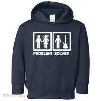 Problem Solved Guitar Toddler Hoodie thumb 0