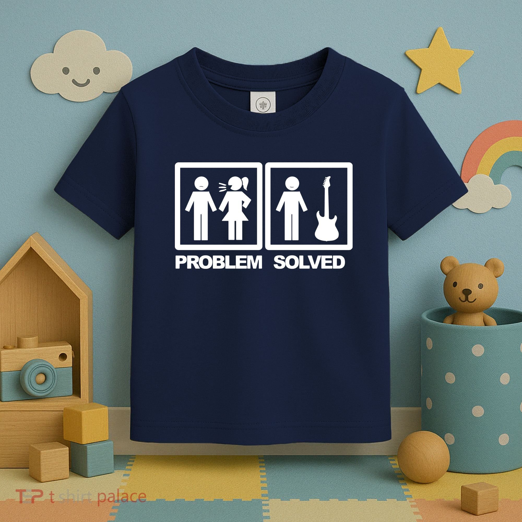 Problem Solved Guitar Toddler T-Shirt