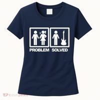 Problem Solved Guitar Women's T-Shirt thumb 0