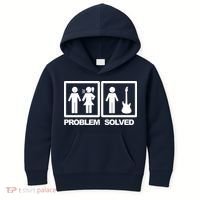 Problem Solved Guitar Kids Hoodie thumb 0