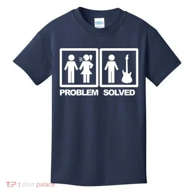 Problem Solved Guitar Kids T-Shirt