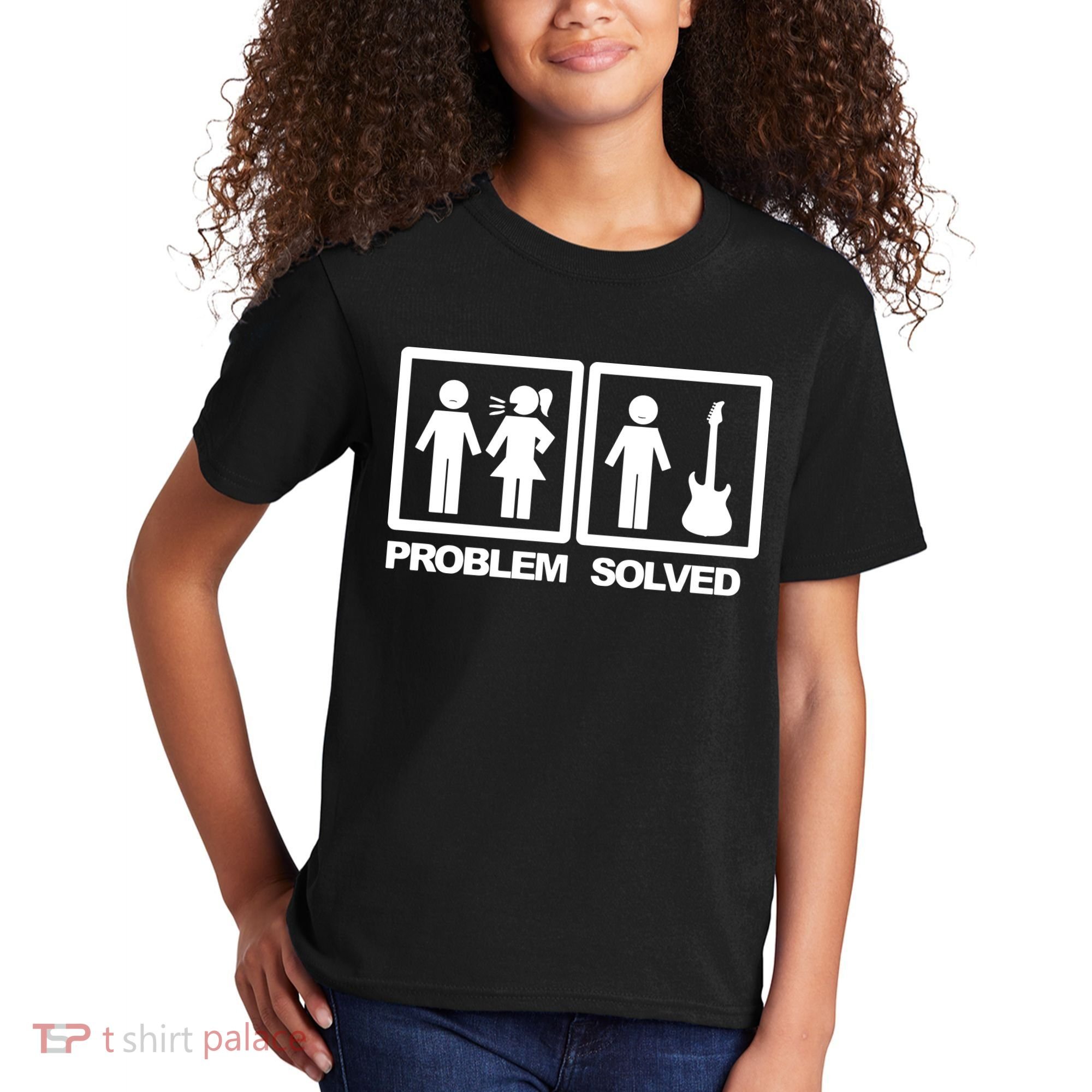 Problem Solved Guitar Kids T-Shirt