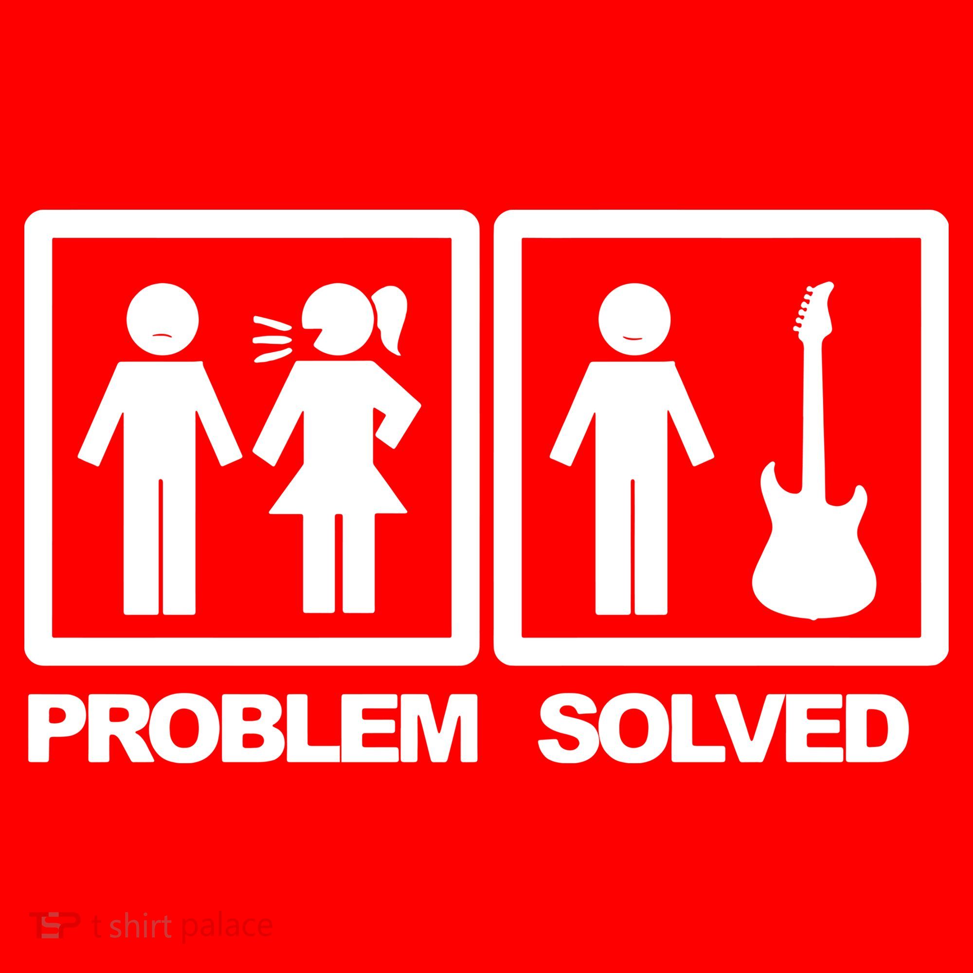 Problem Solved Guitar Santa Hat