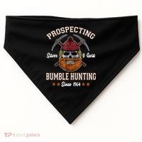 Prospecting Silver & Gold Bumble Hunting Since USA-Made Doggie Bandana thumb 0
