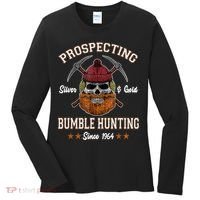 Prospecting Silver & Gold Bumble Hunting Since Women's Long Sleeve Shirt thumb 0