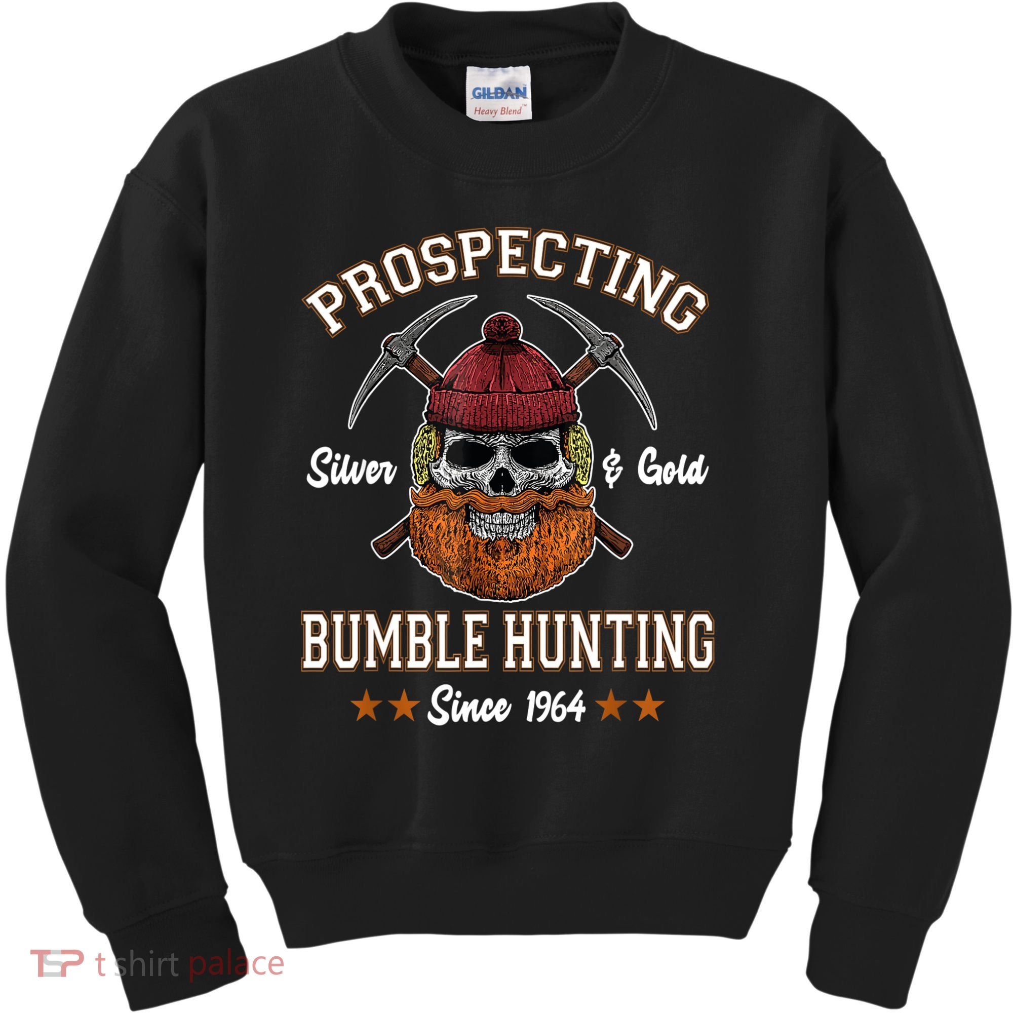 Prospecting Silver & Gold Bumble Hunting Since Kids Sweatshirt