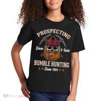Prospecting Silver & Gold Bumble Hunting Since Kids T-Shirt thumb 2