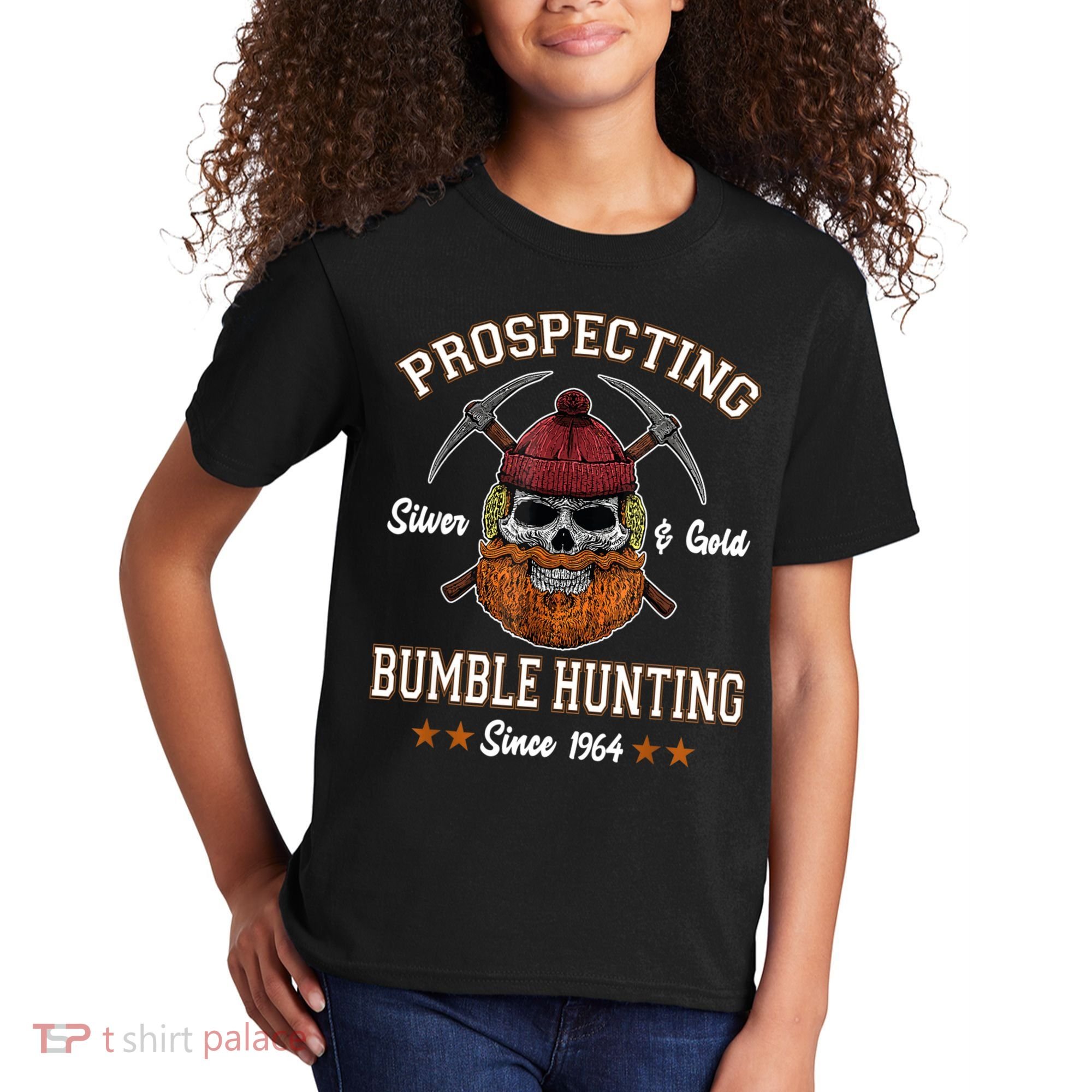Prospecting Silver & Gold Bumble Hunting Since Kids T-Shirt
