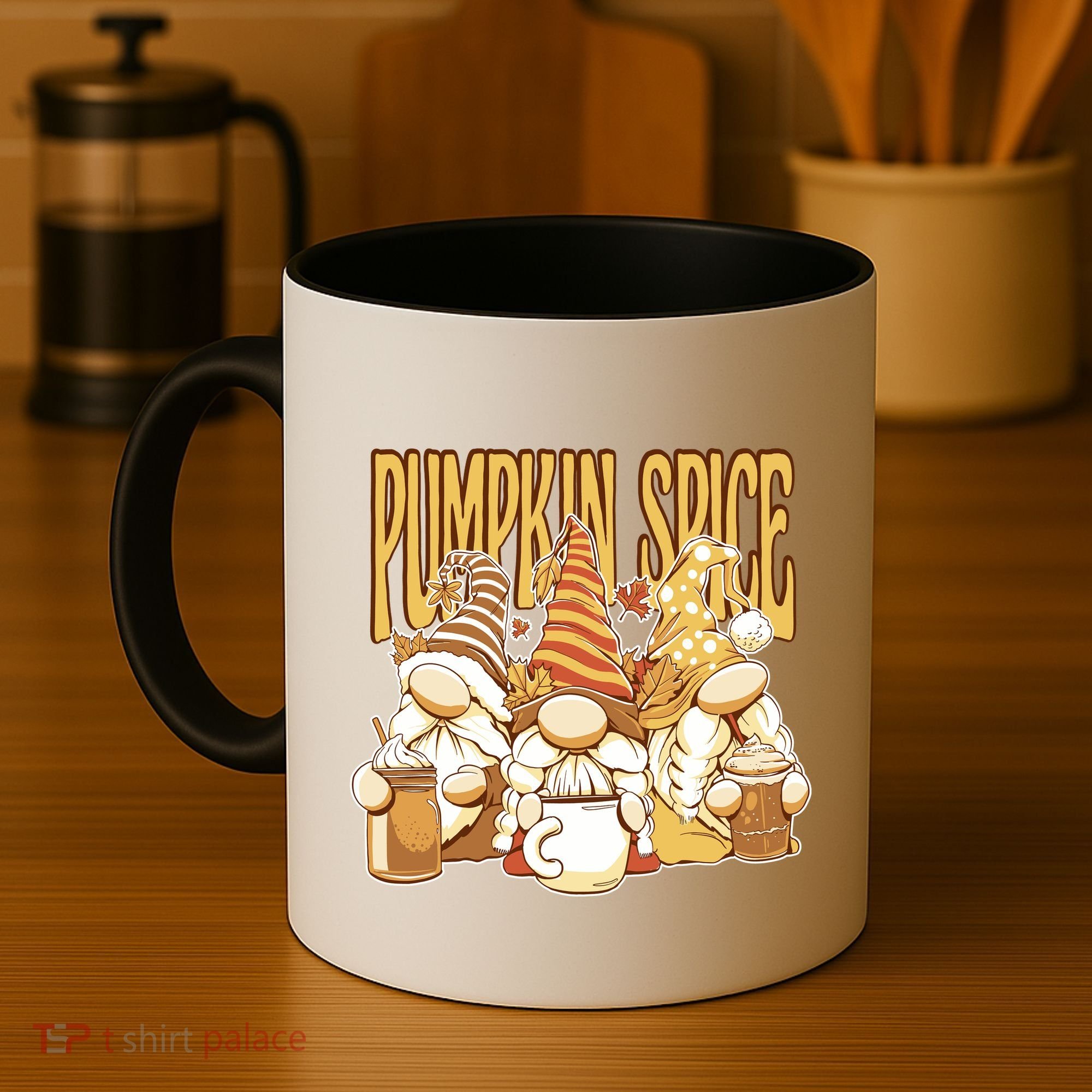 Pumpkin Spice Gnomes Autumn Lover Coffee Mug
