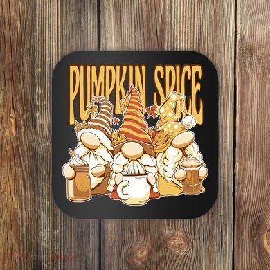 Pumpkin Spice Gnomes Autumn Lover Coaster