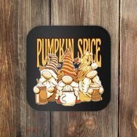 Pumpkin Spice Gnomes Autumn Lover Coaster thumb 0