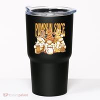 Pumpkin Spice Gnomes Autumn Lover Tumbler thumb 0