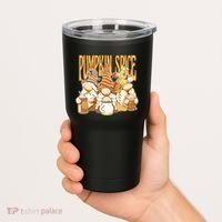 Pumpkin Spice Gnomes Autumn Lover Tumbler thumb 2
