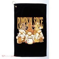 Pumpkin Spice Gnomes Autumn Lover Golf Towel thumb 0