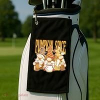 Pumpkin Spice Gnomes Autumn Lover Golf Towel thumb 2