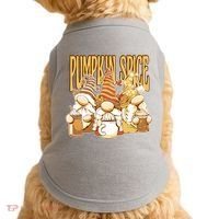 Pumpkin Spice Gnomes Autumn Lover Doggie Tank thumb 0