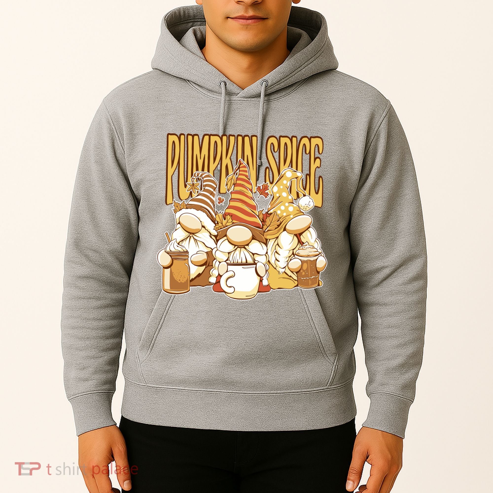 Pumpkin Spice Gnomes Autumn Lover Hoodie