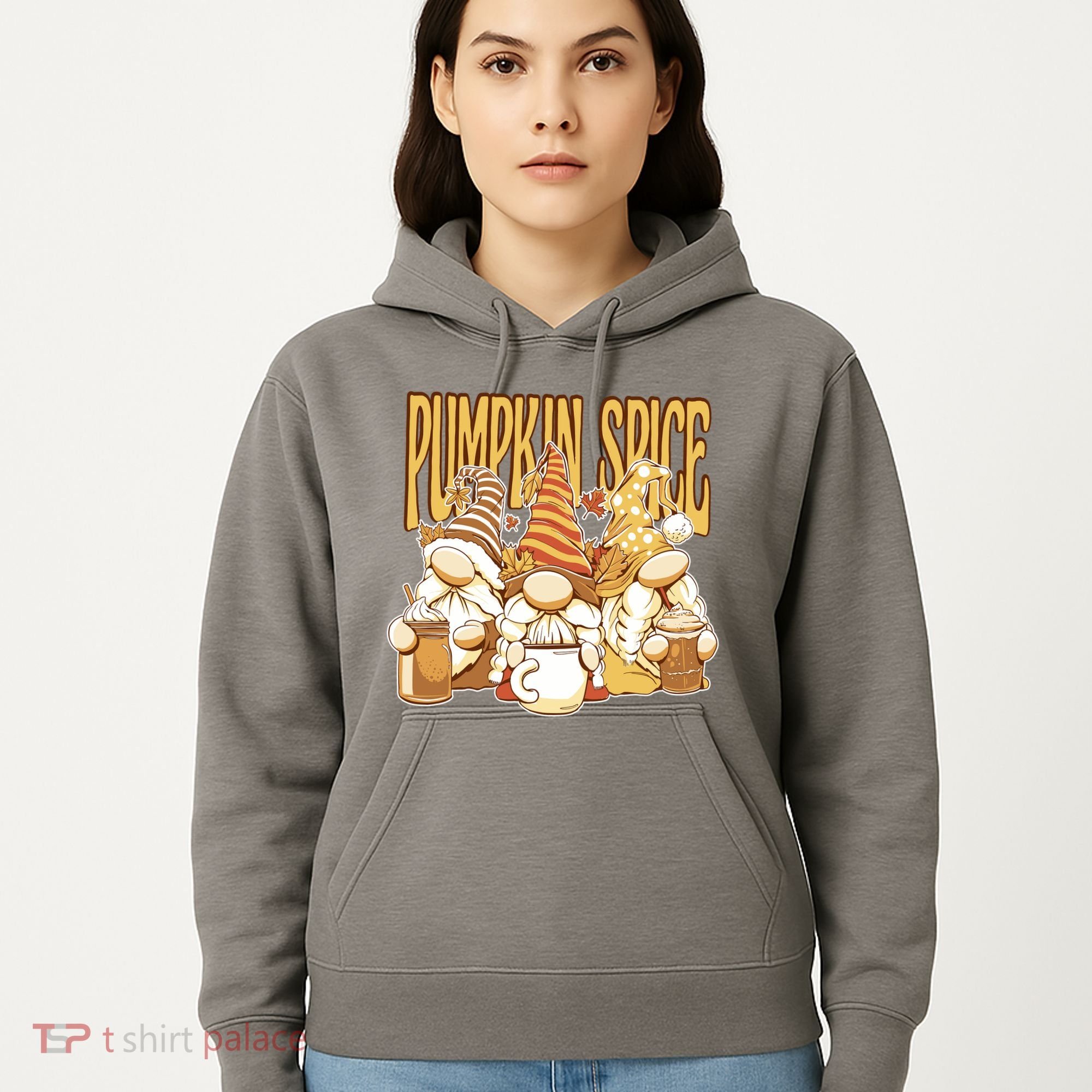 Pumpkin Spice Gnomes Autumn Lover Hoodie