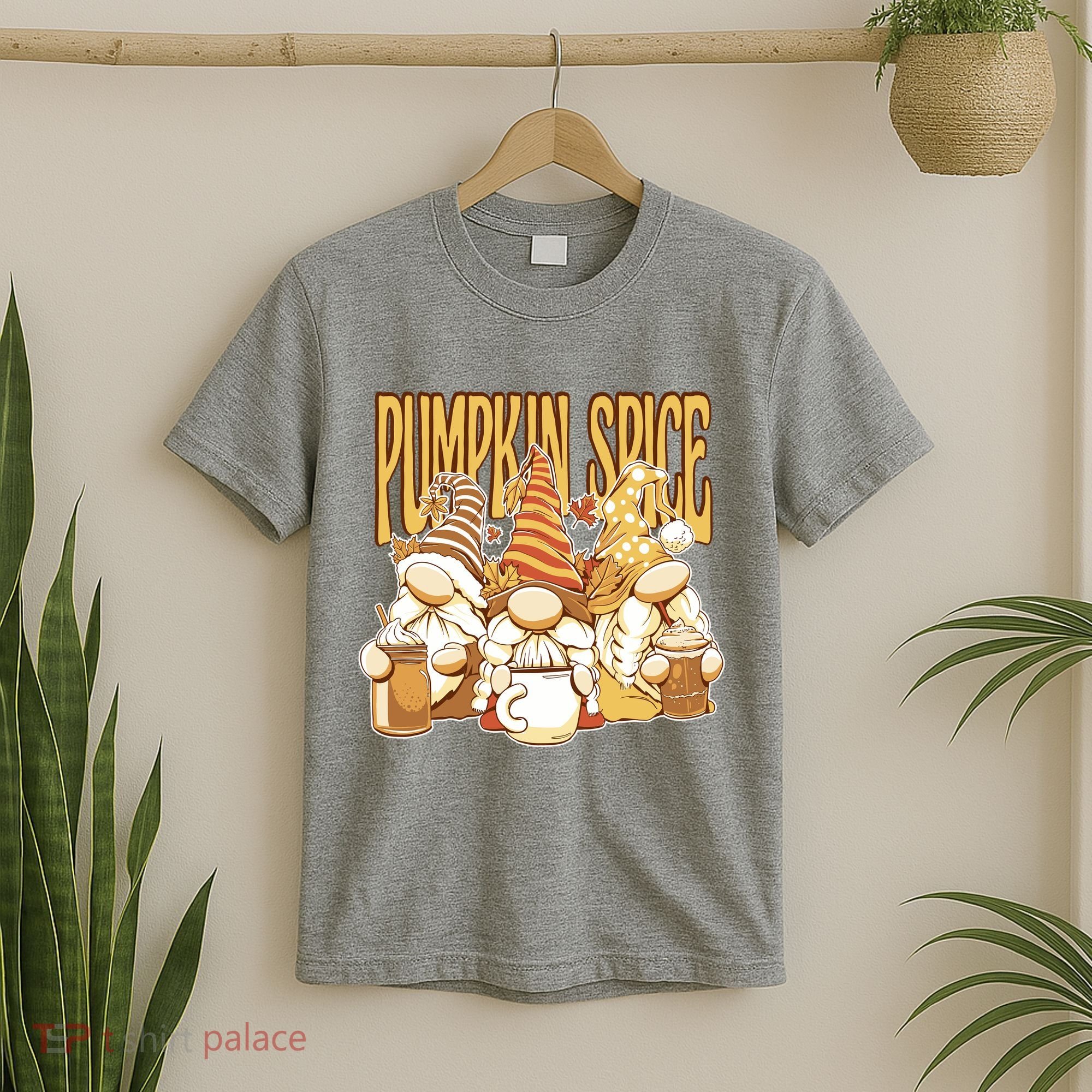 Pumpkin Spice Gnomes Autumn Lover T-Shirt