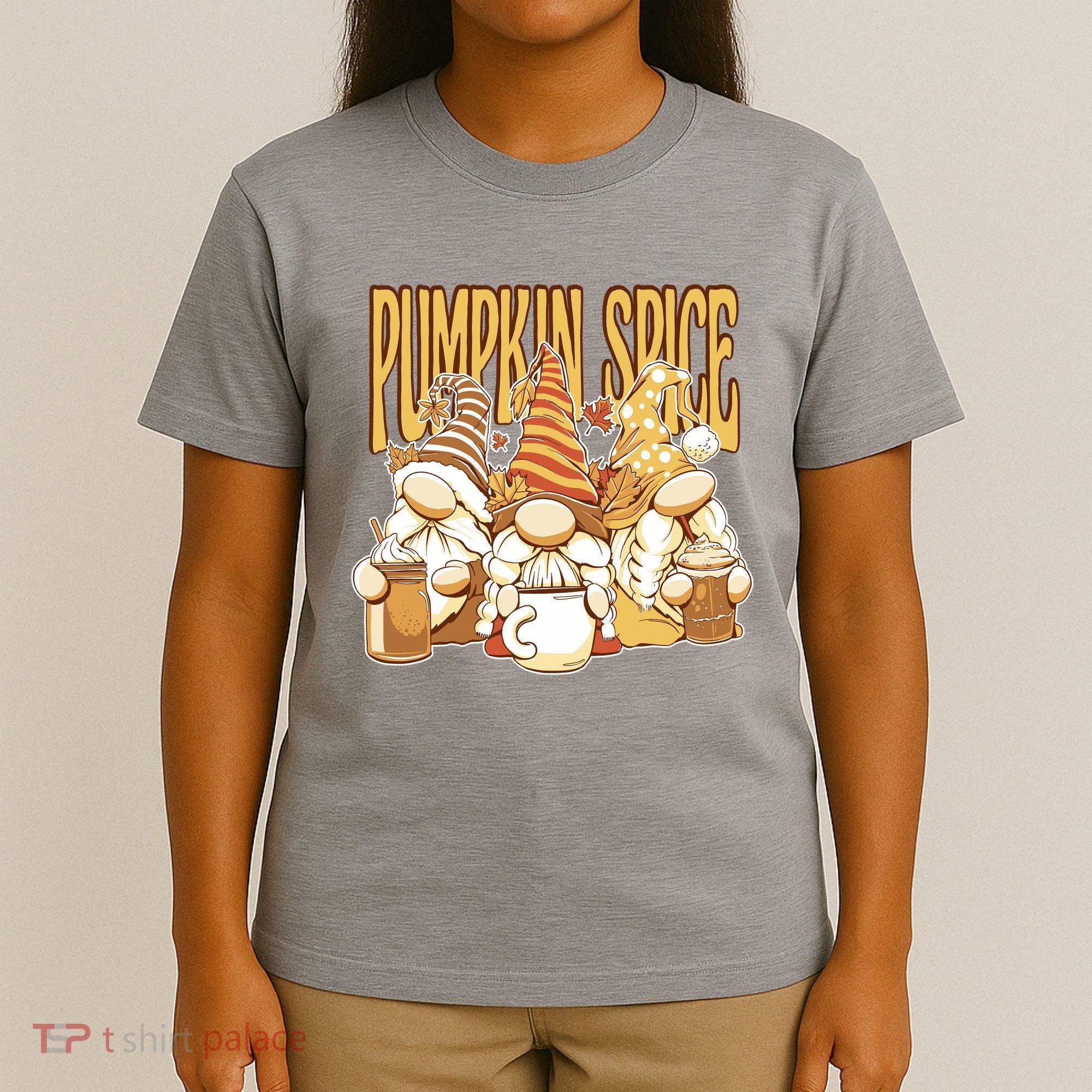 Pumpkin Spice Gnomes Autumn Lover T-Shirt