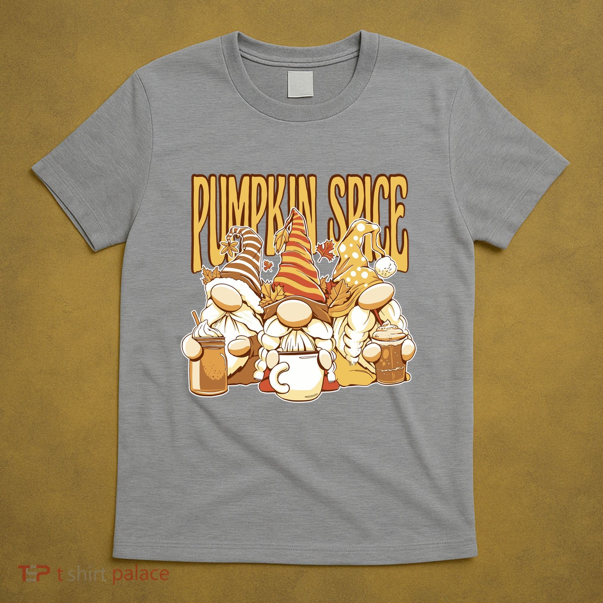 Pumpkin Spice Gnomes Autumn Lover T-Shirt