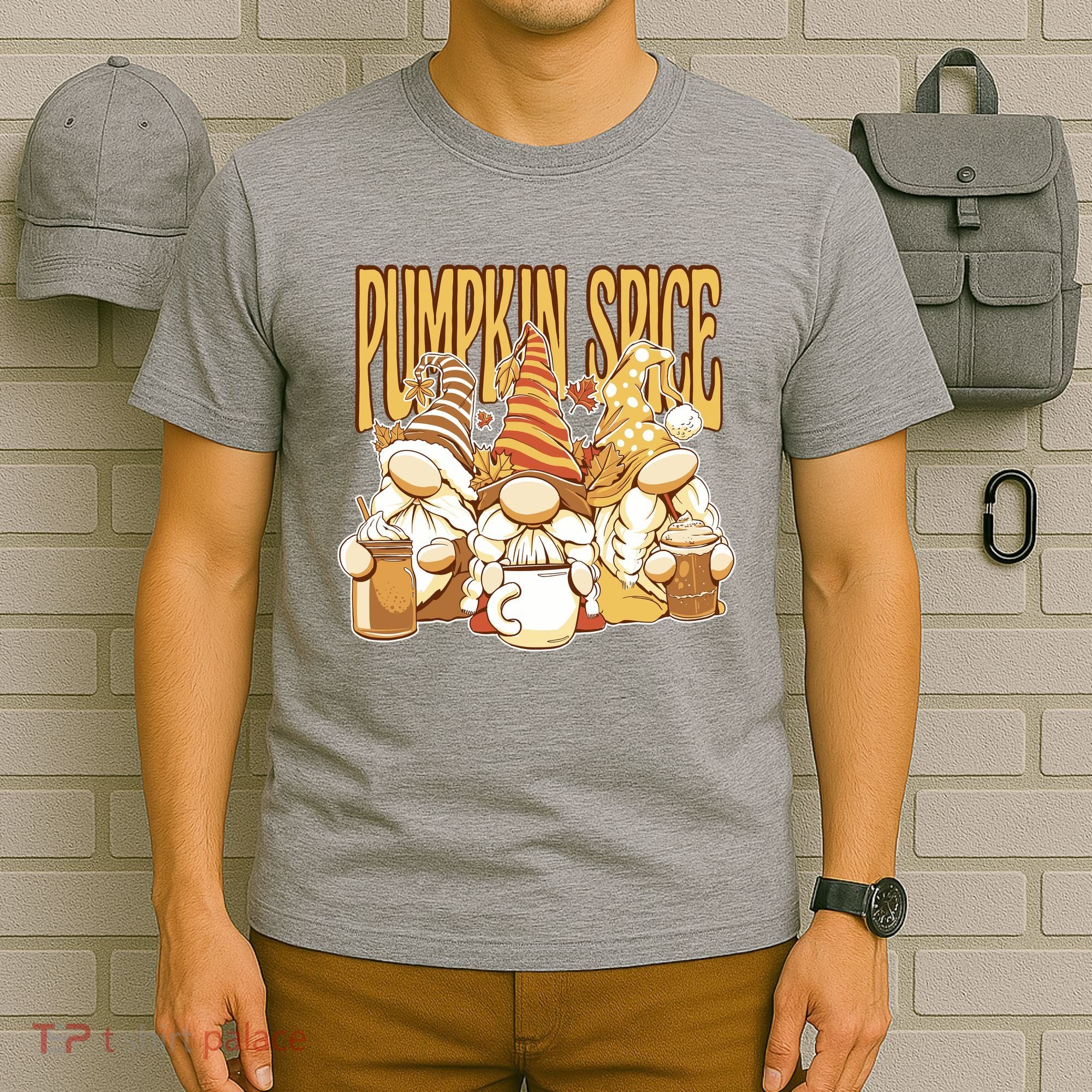 Pumpkin Spice Gnomes Autumn Lover T-Shirt