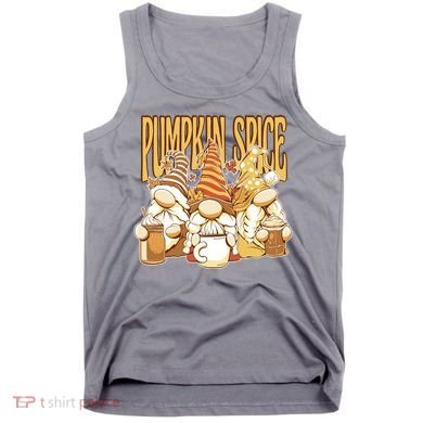 Pumpkin Spice Gnomes Autumn Lover Tank Top