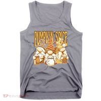 Pumpkin Spice Gnomes Autumn Lover Tank Top thumb 0