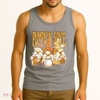 Pumpkin Spice Gnomes Autumn Lover Tank Top thumb 3