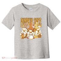 Pumpkin Spice Gnomes Autumn Lover Toddler T-Shirt thumb 0