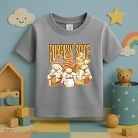 Pumpkin Spice Gnomes Autumn Lover Toddler T-Shirt thumb 3
