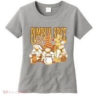 Pumpkin Spice Gnomes Autumn Lover Women's T-Shirt thumb 0