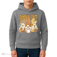 Pumpkin Spice Gnomes Autumn Lover Kids Hoodie thumb 4