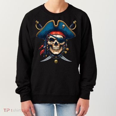 Pirate Skull Halloween Women's Sweatshirt