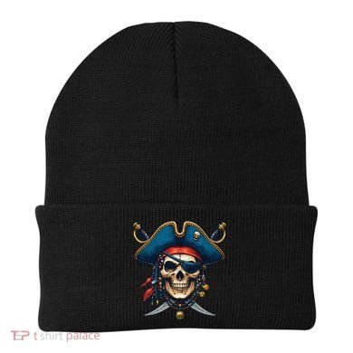 Pirate Skull Halloween Beanie