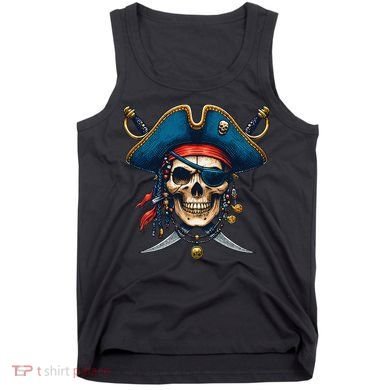 Pirate Skull Halloween Tank Top